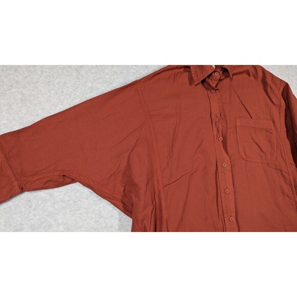 A Shirt Thing Women Dress Small Petite Shirtdress Oversize Loose Button Up Italy - Picture 6 of 13